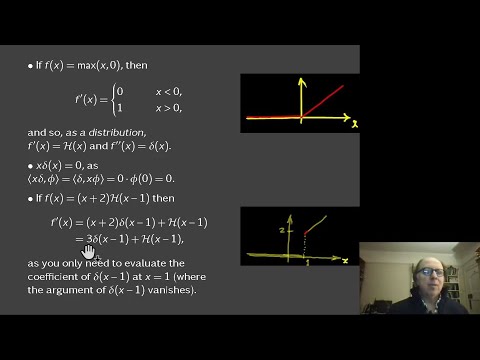 Integral Transforms Lecture 3: Distributions. Oxford Mathematics 2nd Year Student Lecture