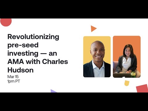 Pre-Seed Investing with Charles Hudson, founder of ... - YouTube