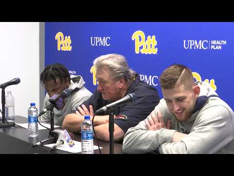 BlueGoldNews.com: WVU Mens Basketball Huggins Toussaint Stevenson Pitt Postgame 11/11/22