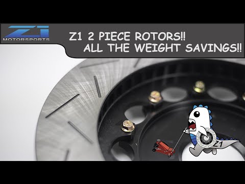 Z1 Motorsports - 2 Piece Rotors - Akebono - Brembo