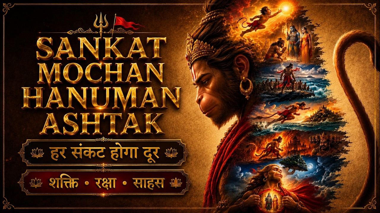 Remove Every Obstacle & Fear | Sankat Mochan Hanuman Ashtak | Lord Hanuman