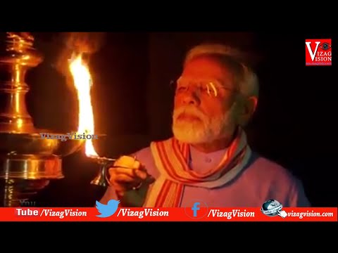 PM Modi Lighting Lamp Against Coronavirus For India,Vizagvision...