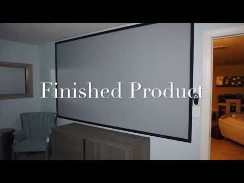 Do it yourself, Projection Screen Painting in  3 Minutes