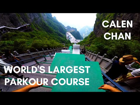 POV Full Run - WORLD'S LONGEST PARKOUR COURSE 🇨🇳 | Calen Chan