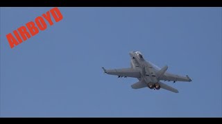 preview picture of video 'F/A-18 Demo Farnborough Airshow 2014 (Monday)'