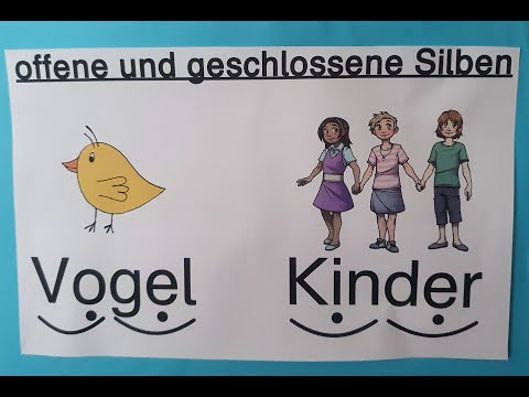 Offene und geschlossene Silben