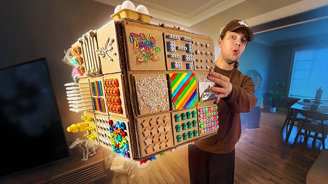 I Built a Fidget Cube with 67 Triggers 🧊🌈