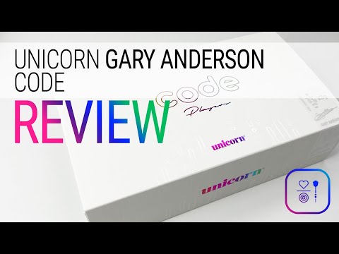 Unicorn Gary Anderson Code | DARTS REVIEW: Die neuen Darts von Gary "The Flying Scotsman" Anderson