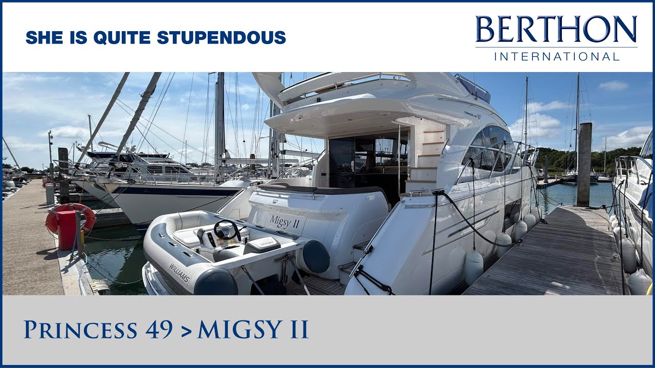 [OFF MARKET] Princess 49 (MIGSY II) with Hugh Rayner - Yacht for Sale - She Is Quite Stupendous