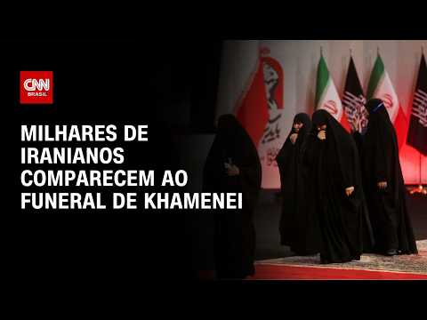 Irã: Milhares comparecem ao funeral do aiatolá Ali Khamenei | AGORA CNN