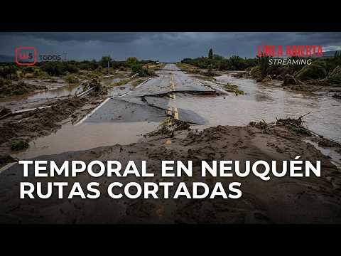 TEMPORAL EN NEUQUÉN: rutas complicadas, cañadones activos y alerta por suelos saturados