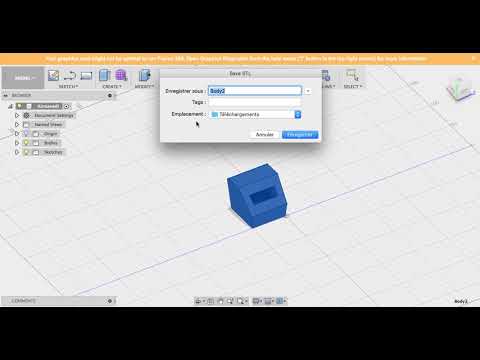 Tutoriel Fusion 360 03 - Export Stl
