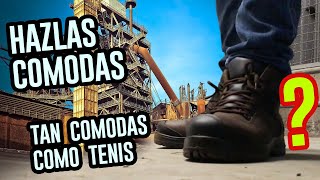 Haz que tus Botas de trabajo (casquillo) sean tan cómodas como tenis