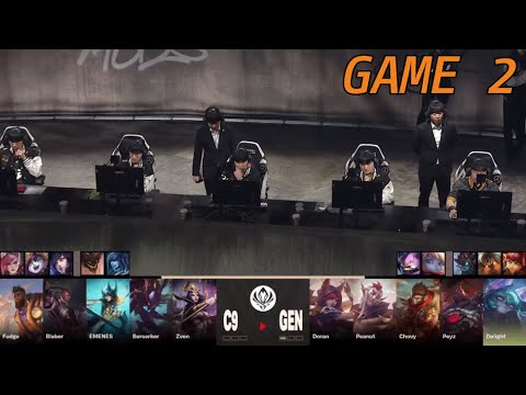 GEN vs C9 - Game 2 | Round 2 LoL MSI 2023 Main Stage