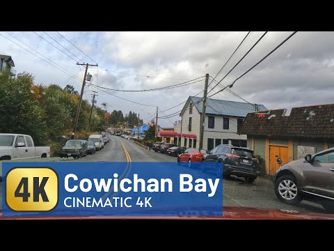 Cowichan Bay, BC - [4K] Dashcam Video Oct 2022