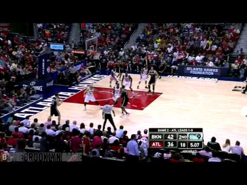 Mason Plumlee Pins DeMarre Carroll's Layup on the Glass