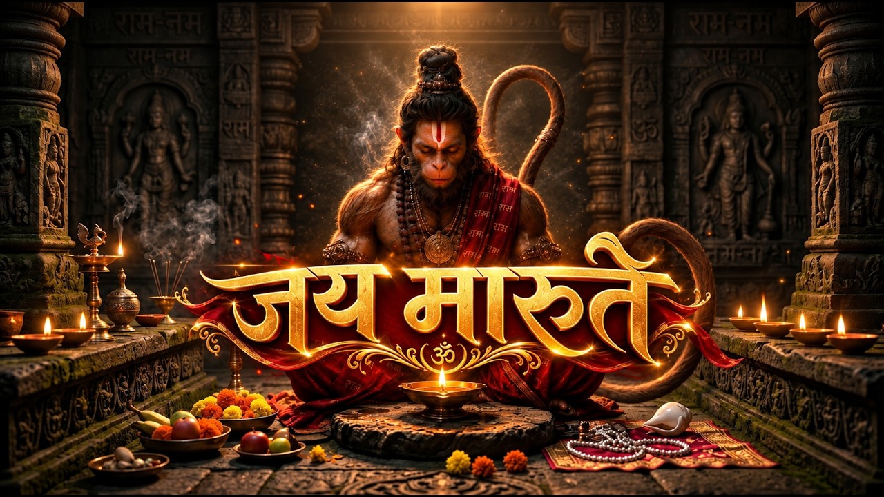 Jaya Marute | जय मारुते | Powerful Hanuman Stotra for Strength, Protection & Victory