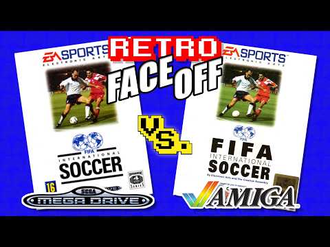 Retro Face Off: FIFA International Soccer (1993) MegaDrive Vs Amiga #Retrogaming