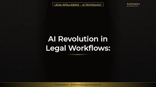 AI Revolution in Legal Workflows: E-Courts, Contracts & E-Litigation Explained