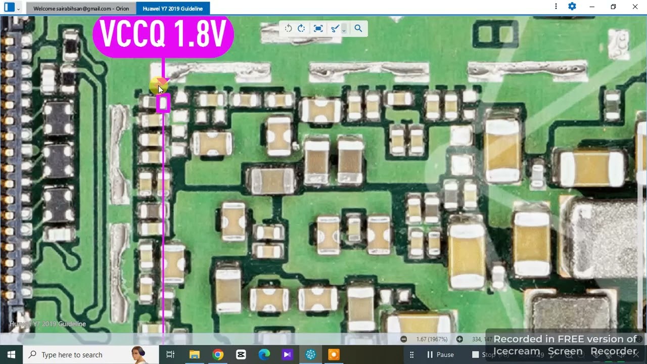 huawei Y7 2019 isp pinouts