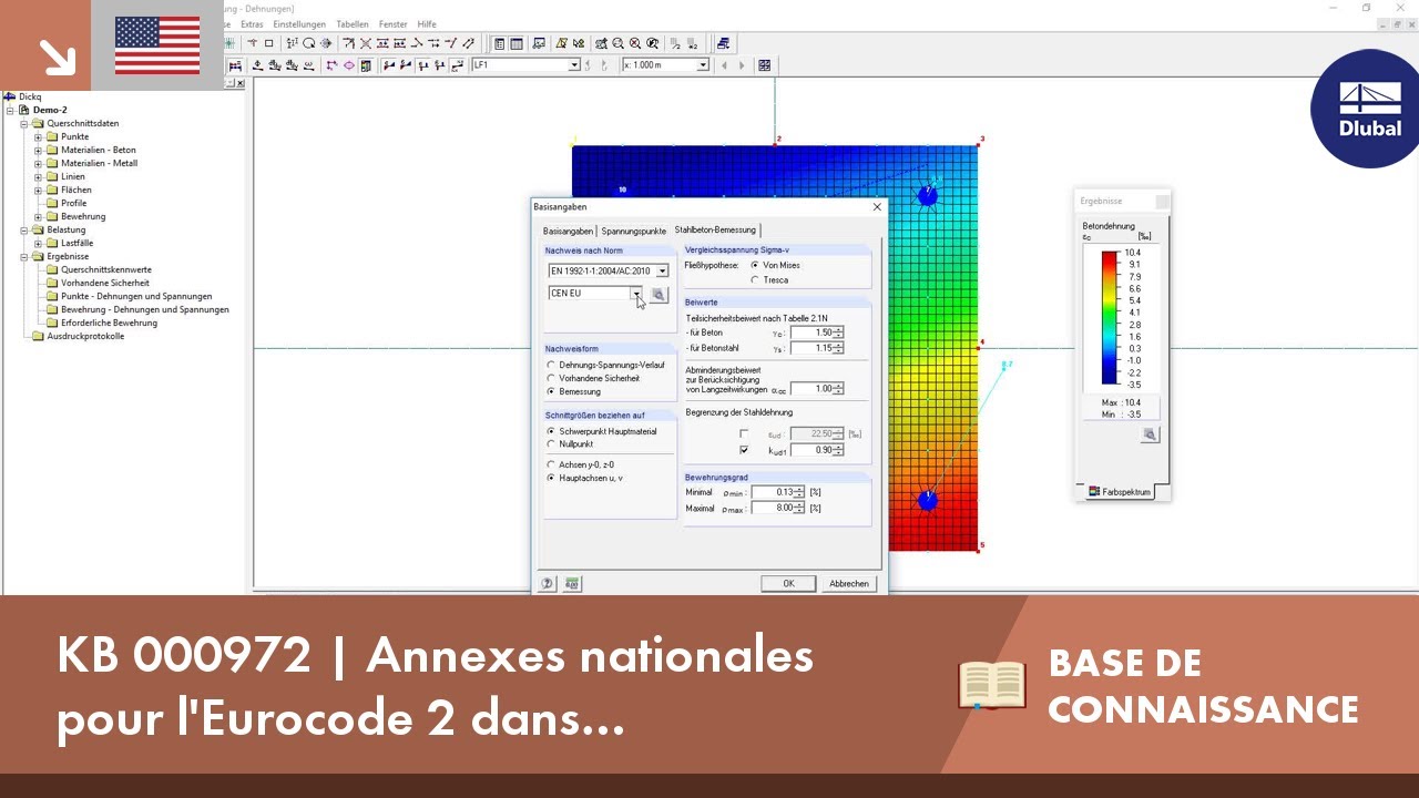 KB 000972 | Annexes nationales pour l&#39;Eurocode 2 dans SHAPE-MASSIVE