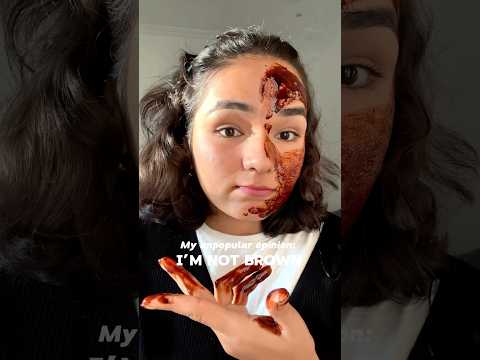 I’m not brown🟤 🙎🏽‍♀️ #relatable #trend #shorts #skincare #makeupshorts #browngirl