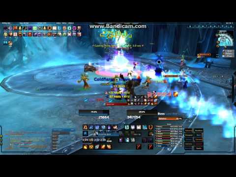 Icecrown Citadel 10man normal Lord Marrowgar speed kill |fire mage|