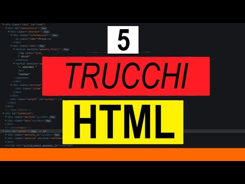 5 HTML TRICKS for improve your website