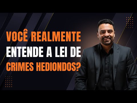 Lei de Crimes Hediondos – Lei 8.072/1990 | Aula completa PPMG 2025 (Polícia Penal MG)