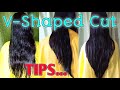 How to do V-SHAPED haircut | Paano mag-gupit ng V-SHAPE