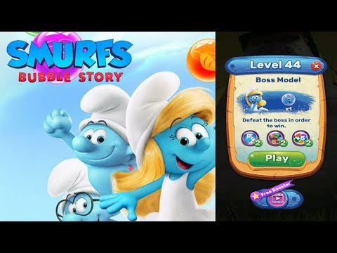 Smurfs Bubble Story Level 44 HD 1080p