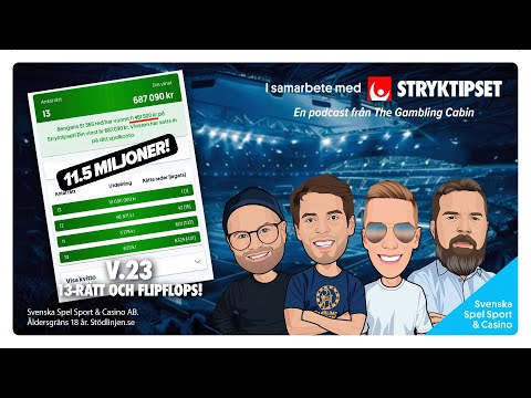 Stryktipset v.23 - 13-rätt & Flipflops!