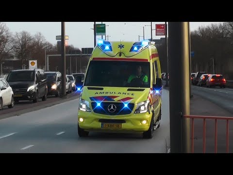 A1, Otaris Ambulance 04-162 Rouveen naar het UMCG