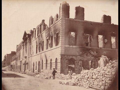 تصوير نادر | قصف الاحتلال البريطاني لمدينة الاسكندرية 1882