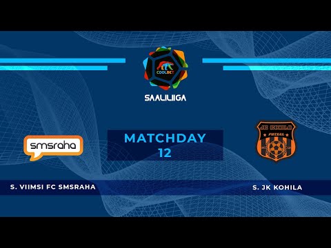 Viimsi FC Smsraha - JK Kohila. Coolbet Saaliliiga. MD 12. Live stream