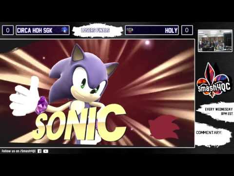 Holy [ROB] vs. Circa HoH SuperGirlKels [Sonic] - Smash4QC / Smash Ultime le troisième