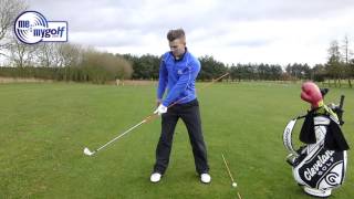 Golf Drill - Swing On Plane In The Backswing