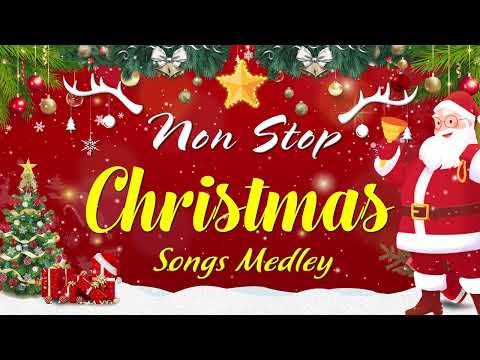 Non Stop Christmas Songs Medley 2023 🎅🎄 Best Non Stop Christmas Songs Medley 2023 ⛄⛄⛄