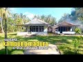 Suasana Kampung Suku Madura Di Teluk Matura Kalimantan