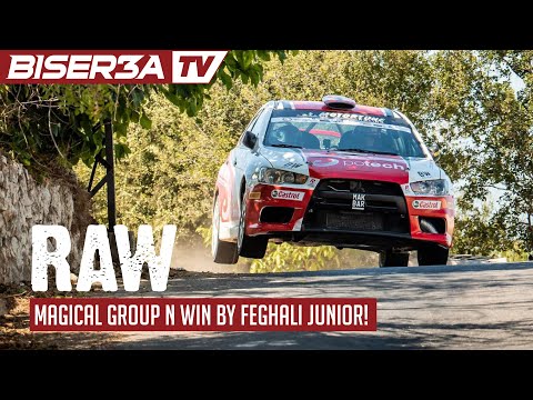 RAW // Group N category Champion Alex Feghali on board his Evo X at the Rally Of Lebanon 2021