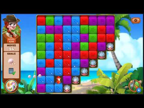 Lost Island Blast Adventure Level 470 - NO BOOSTERS 🏝️ | SKILLGAMING ✔️