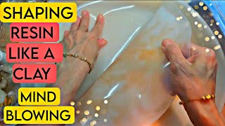 “I Tried Shaping Epoxy Resin Like Clay… Mind Blown 🤯”