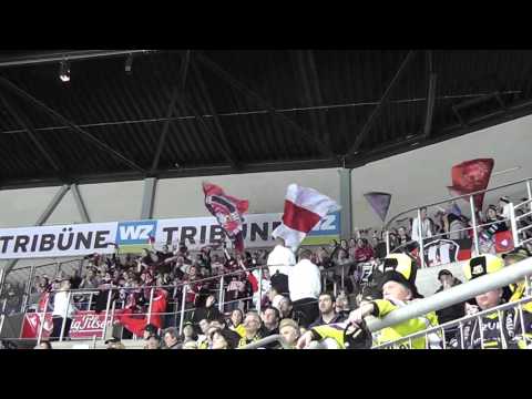 Hannover Scorpions Fans letztes DEL Spiel in Krefeld 10.03.2013  Video2