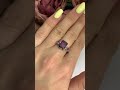 Серебряное кольцо с александритом 5.025ct