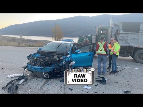 3 vehicle collision on Hwy 97 slows traffic in both directions - Castanet.net