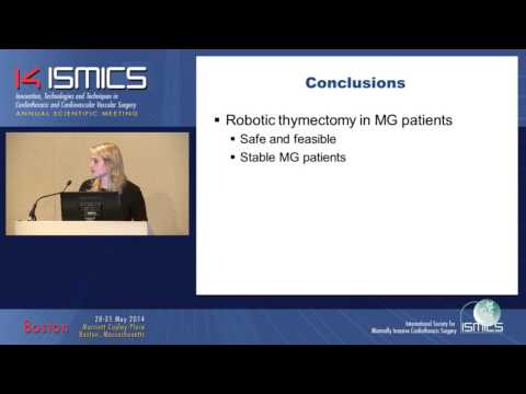 T7 Robotic Thymectomy in Patients with Myasthenia Gravis: Neurological and Surgical Outcome