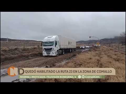 Quedó habilitado la Ruta 23 en la Zona de Comallo