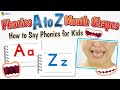 Phonics A- Z Mouth Shapes｜How to Say Phonics for Kids