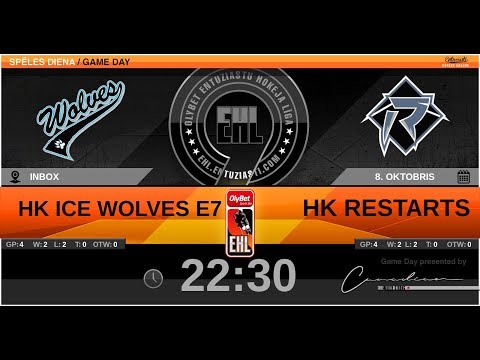 2019 10 08 Ice Wolves E7 - Restarts