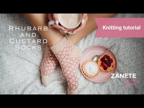 How to Knit the Rhubarb and Custard Socks: Full Tutorial